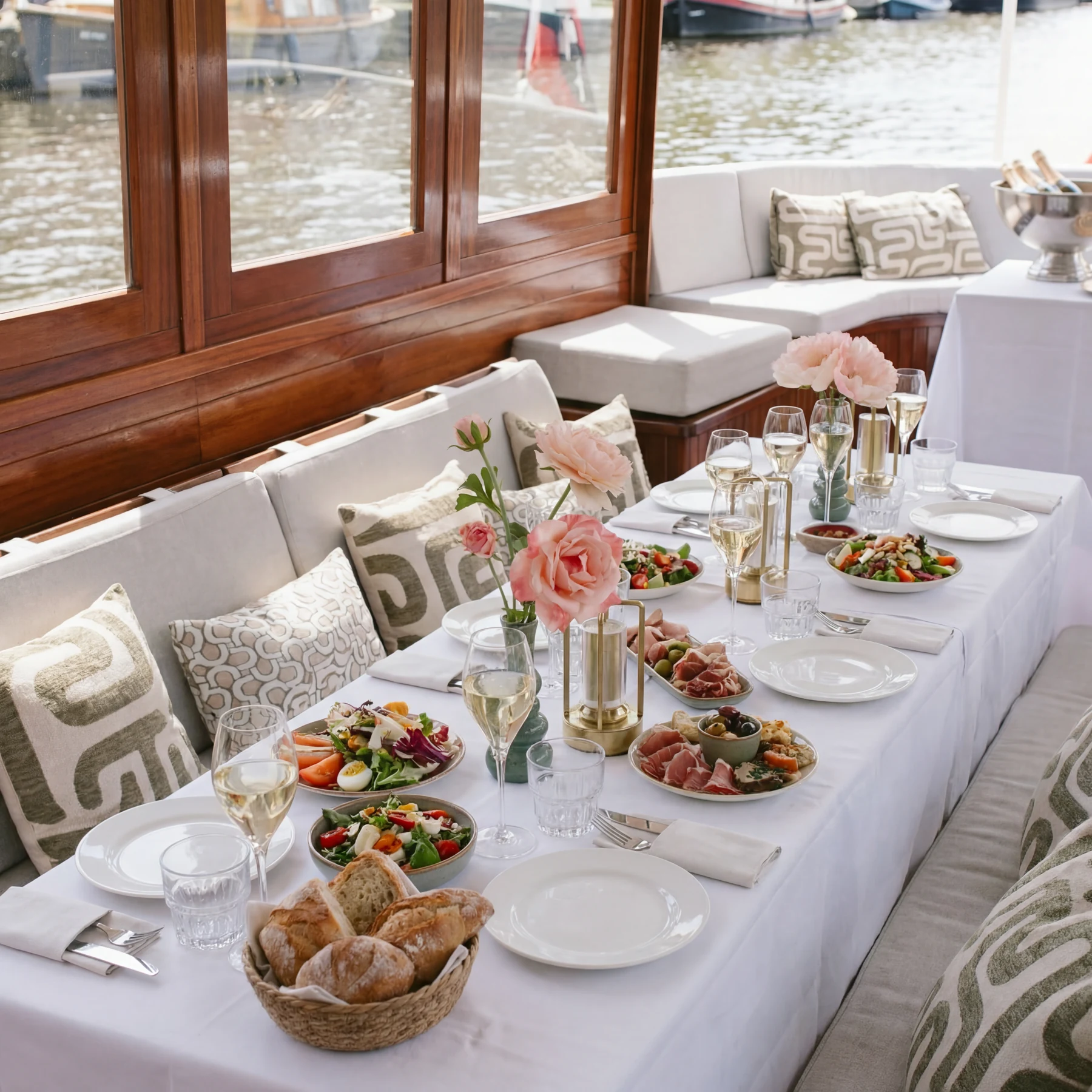 Verjaardag of jubileum vieren op een boot in Amsterdam