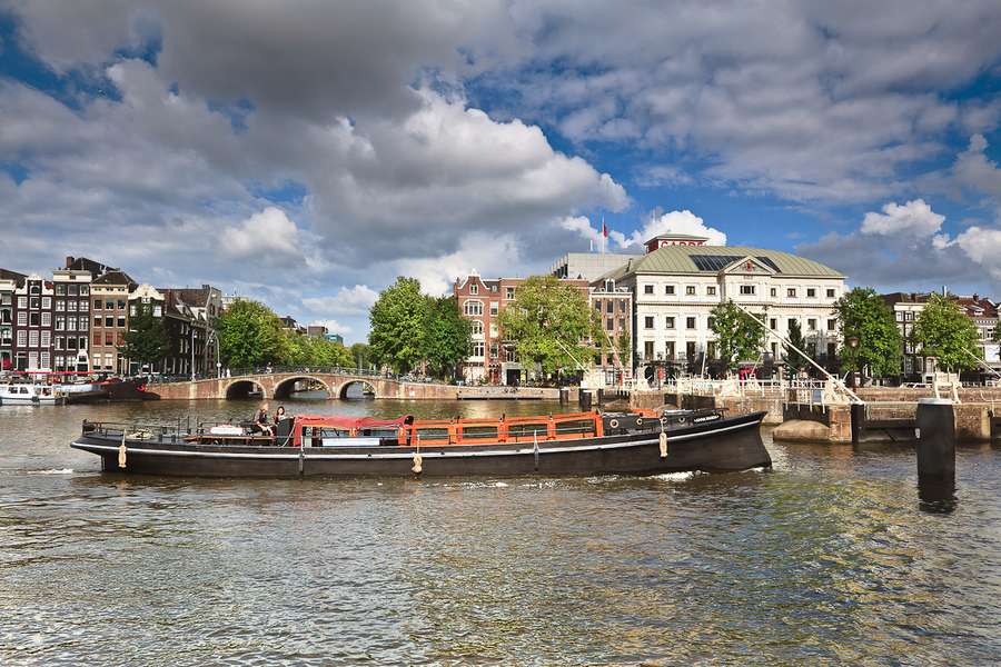 amsterdam party boat from hull rent 60 persons canal barge anna maria via rent a boat amsterdam party boat from hull rent 60 persons canal barge anna maria via rent a boat