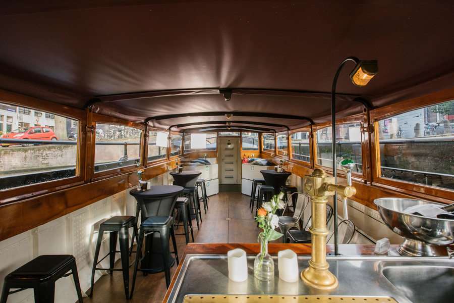 amsterdam party boat from hull rent 60 persons canal barge anna maria via rent a boat amsterdam party boat from hull rent 60 persons canal barge anna maria via rent a boat